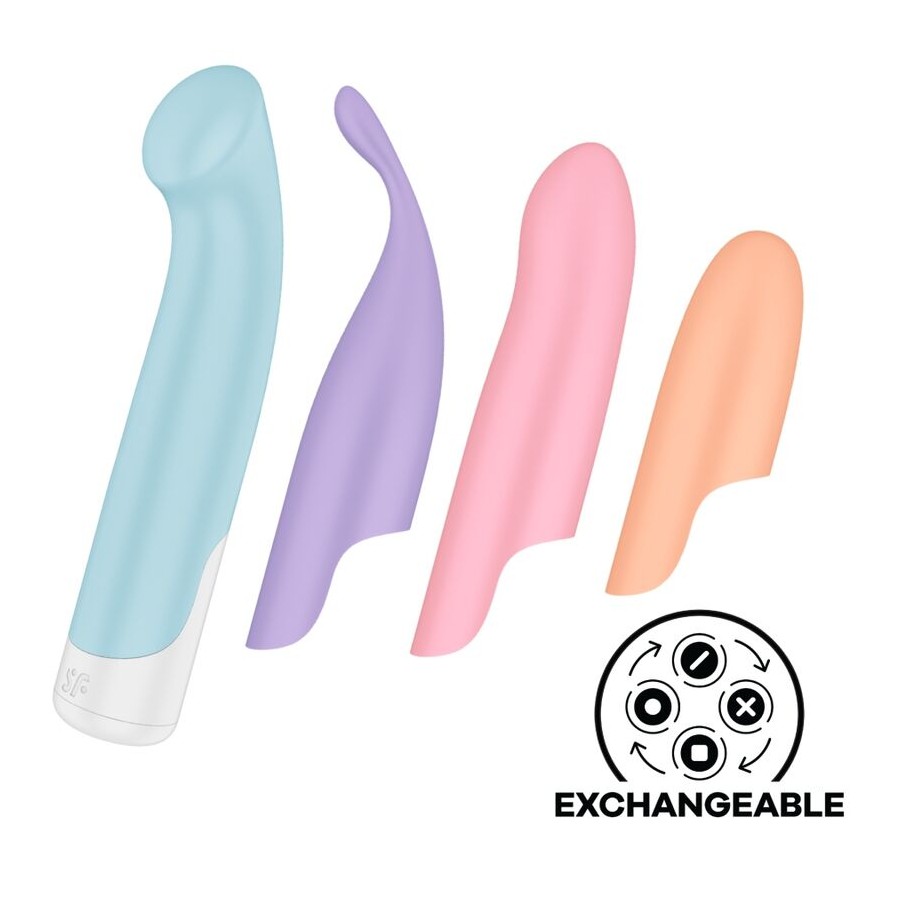 SATISFYER - G-SPOT WAVE 4 VIBRATORE PROGRAMMA 12 VIBRAZIONI GRIGIO SCURO